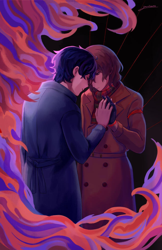 Fanart - Fated Goodbye - Rivals Zine